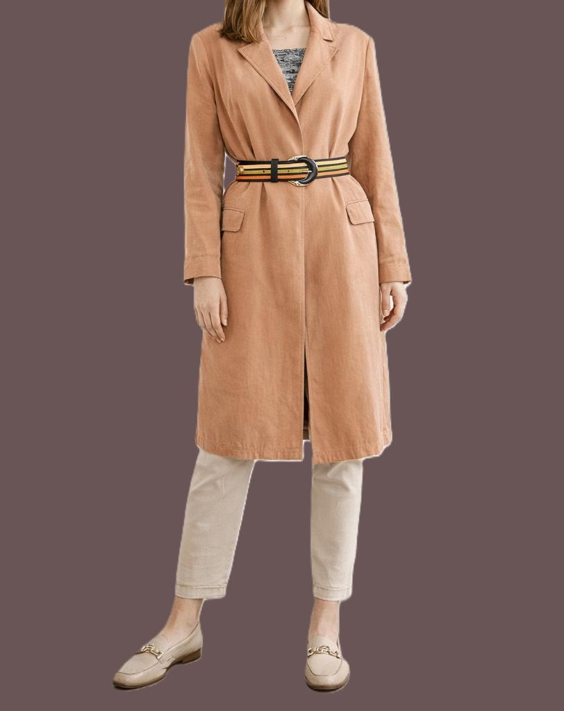 YAYA Women elegante lange blazerjas maat 38, Kleding | Dames, Maat 38/40 (M), Yaya Women, Beige, Ophalen of Verzenden