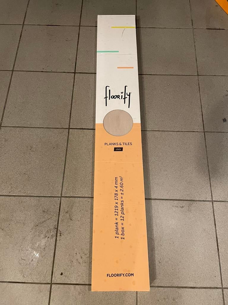 Floorify vloer, Doe-het-zelf en Bouw, Ophalen, Nieuw, 5 tot 10 m², Parket