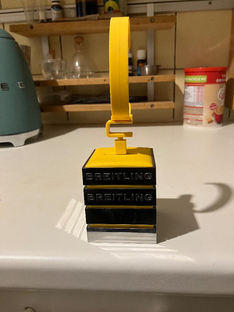 Breitling horloge standaard, Enlèvement, Comme neuf, Autres matériaux, Breitling