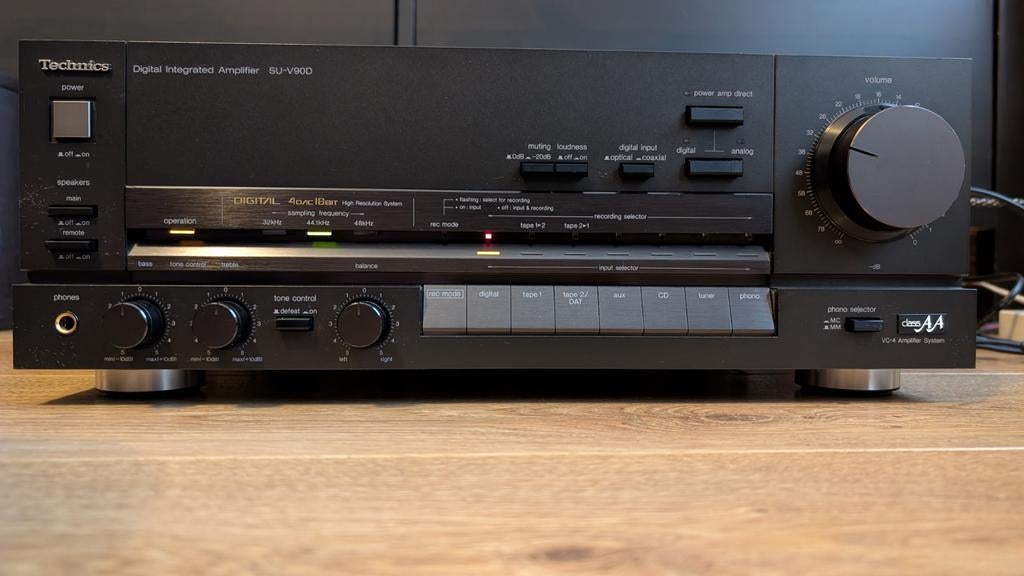 Technics SU-V90D classe AA avec DAC, TV, Hi-fi & Vidéo, Autres marques, Comme neuf, Enlèvement, Stéréo