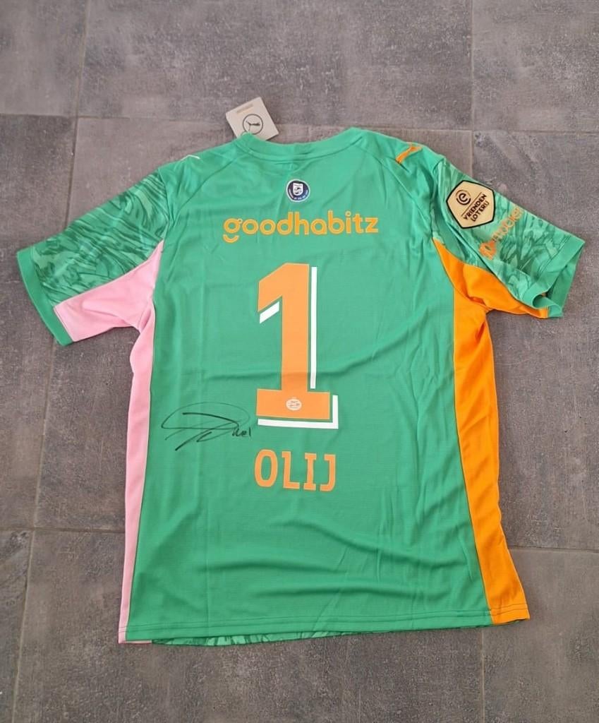 Shirt voetbaltrui met handtekening; Nick Olij # PSV Kampioen, Verzenden, Nieuw, Shirt