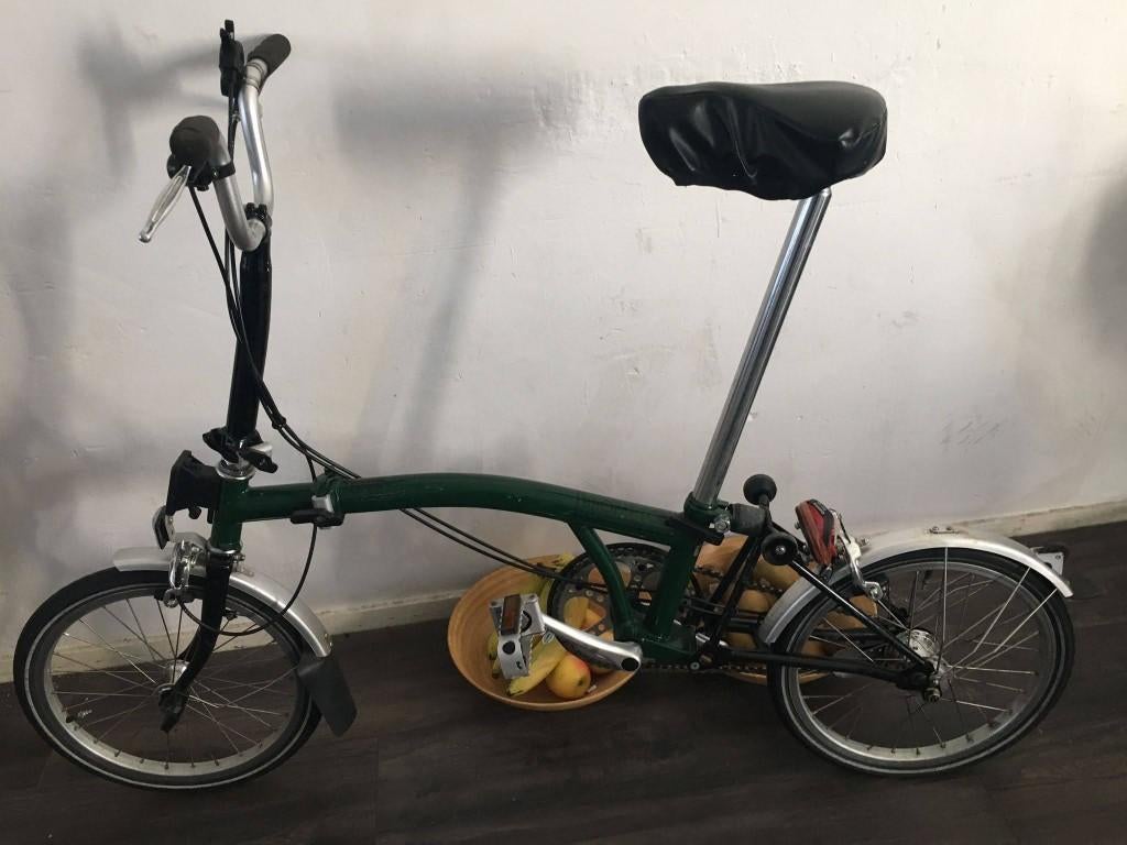 Brompton vouwfiets in prima staat., Fietsen en Brommers, Fietsen | Vouwfietsen, Ophalen of Verzenden, Gebruikt, Brompton, Versnellingen