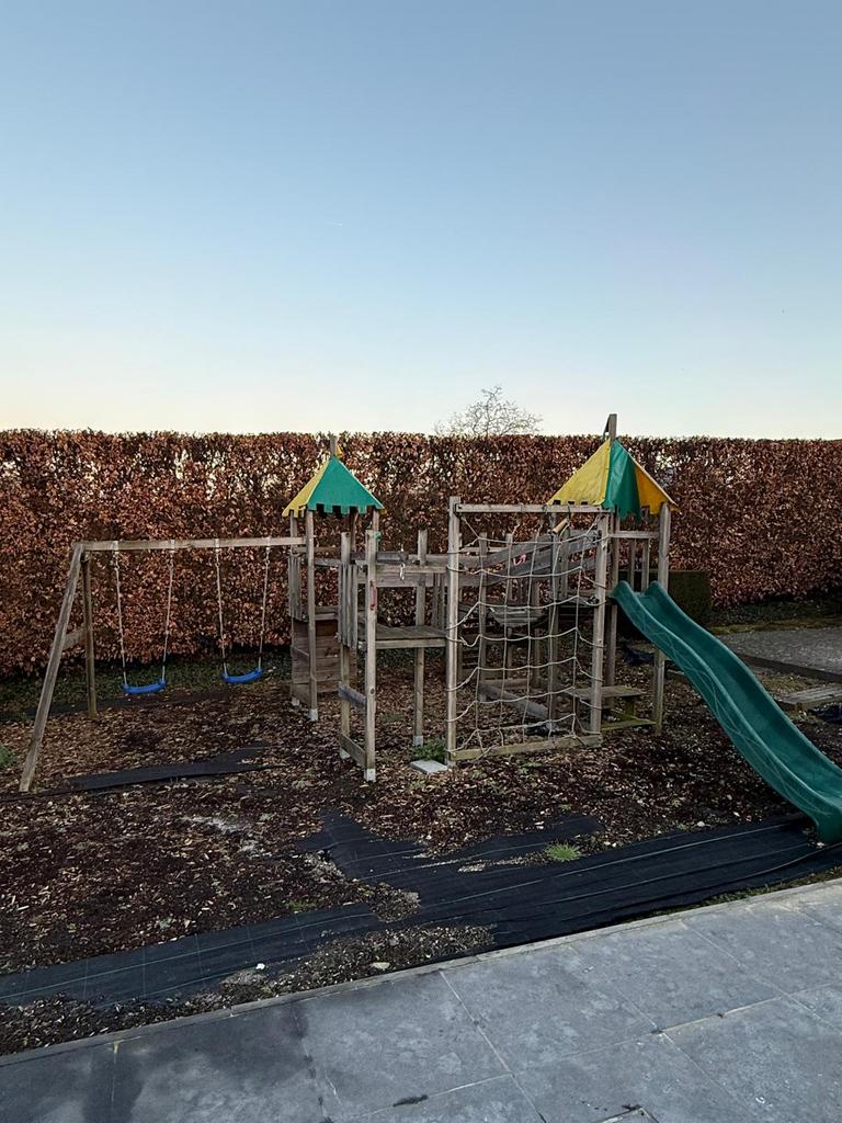 Speeltoestel Wickey met 4 torens, Kinderen en Baby's, Speelgoed | Buiten | Speeltoestellen, Ophalen, Klimnet