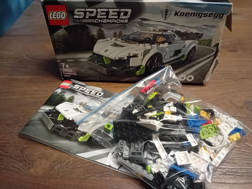 Lego speed champions Koenigsegg Jesko 76900, Ophalen, Zo goed als nieuw, Complete set, Lego