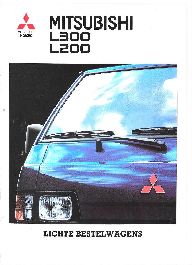 MITSUBISHI L300,  1988,  3 folders, Ophalen of Verzenden, Zo goed als nieuw, Mitsubishi
