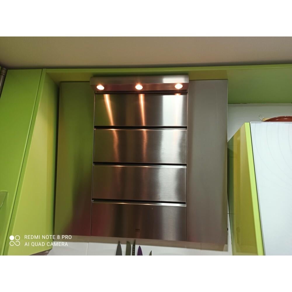 Conception de la hotte aspirante AEGDD8795-M, Electroménager, Moteur, 400 à 600 m³/h, Hotte murale, Enlèvement