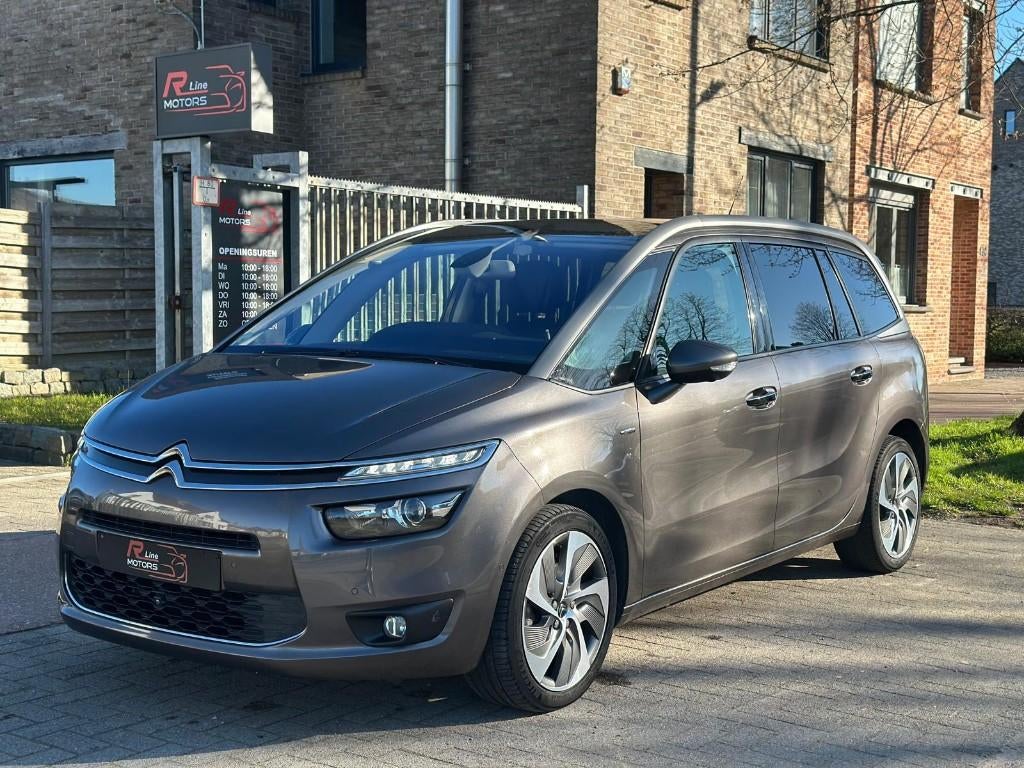 Citroen C4 Picasso - 2.0HDI - Exclusive - 7zit - Automaat, Autos, Cuir, Argent ou Gris, Entreprise, 7 places