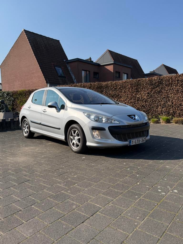 Blanco gekeurd voor verkoop benzine automatic Peugeot 308, Auto's, Zwart, 4 cilinders, 1595 cc, 5 zetels