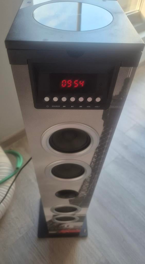 Bluetooth toren, Audio, Tv en Foto, Luidsprekerboxen, Ophalen, Zo goed als nieuw