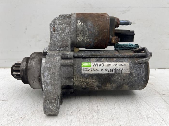 Startmotor van een Volkswagen Polo, Gebruikt, -, Volkswagen, -