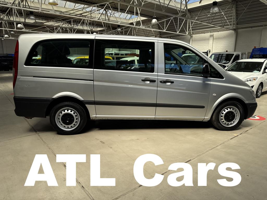 Mercedes-Benz Vito 2.2DIESEL | 8+1 MINIBUS |1e EIGENAAR | 1J, Auto's, 4 deurs, Gebruikt, Zwart, 4 cilinders