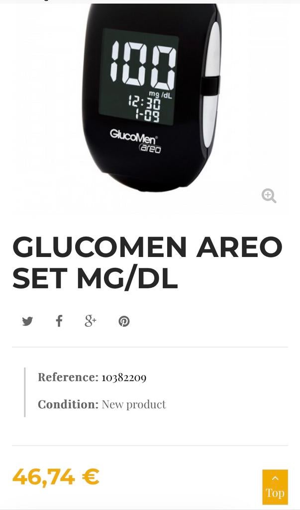 Glucosemeter nieuw, Ophalen of Verzenden, Zo goed als nieuw