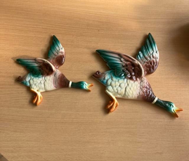 2 prachtige  vintage vliegende eenden, Ophalen of Verzenden