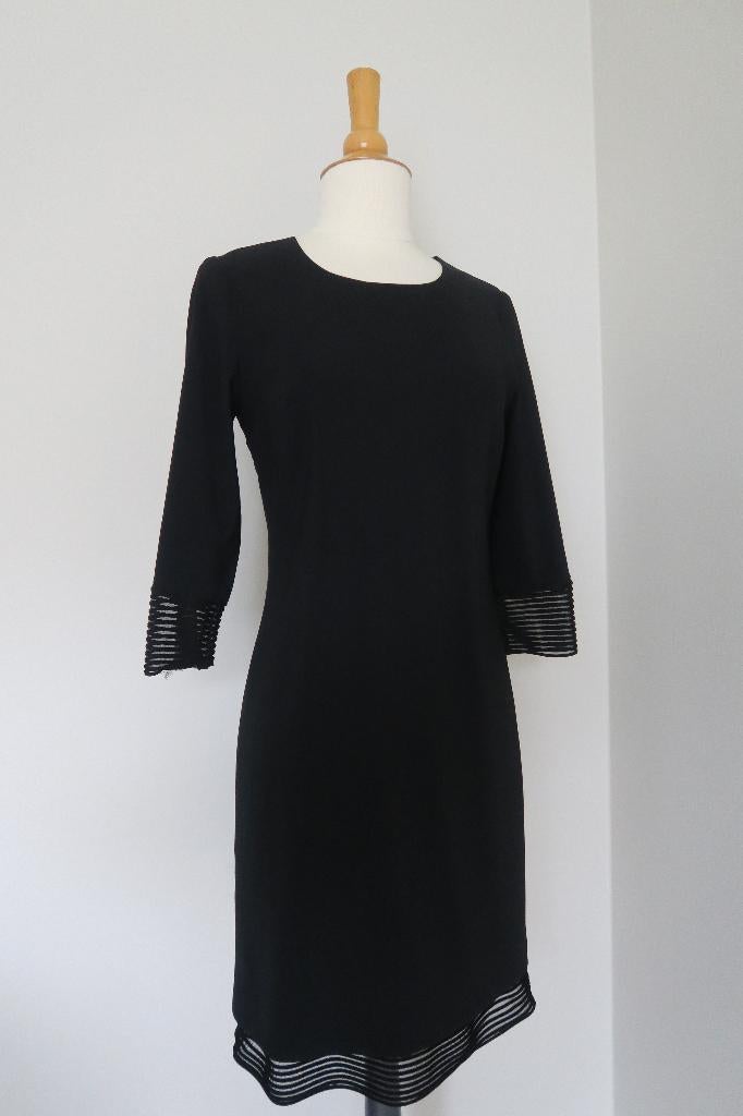 Zwarte, korte jurk Xandres- M 34, Kleding | Dames, Jurken, Gedragen, Maat 34 (XS) of kleiner, Zwart, Boven de knie, Ophalen of Verzenden