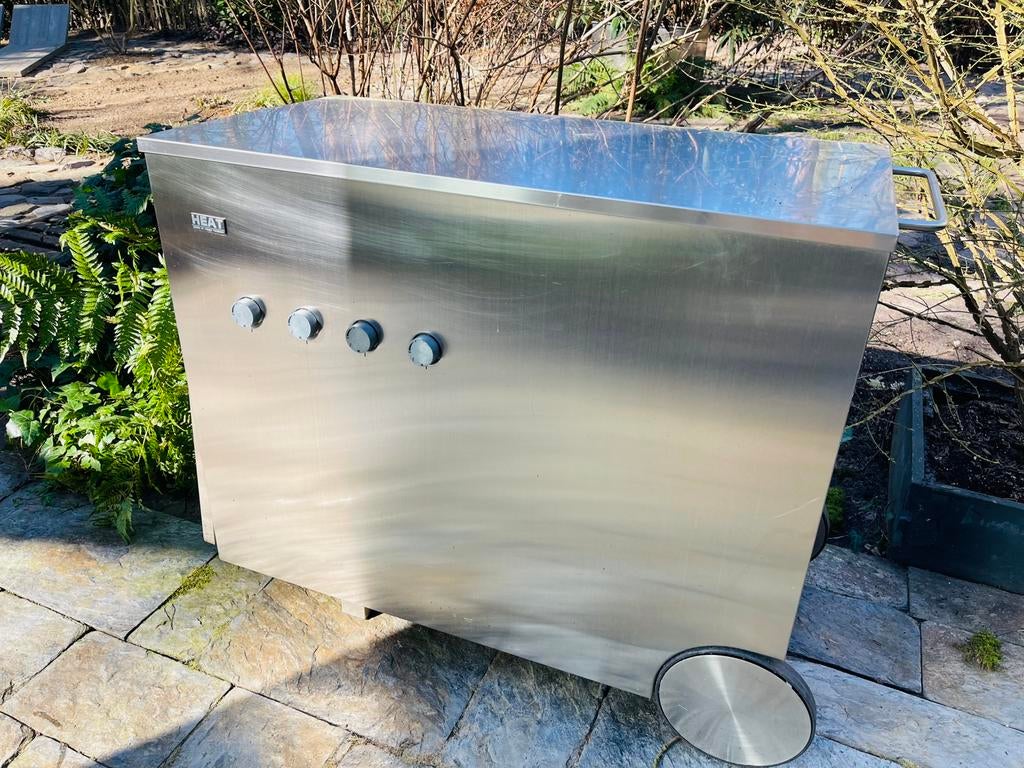 Barbecue design en acier inoxydable, Jardin & Terrasse, Enlèvement, Comme neuf