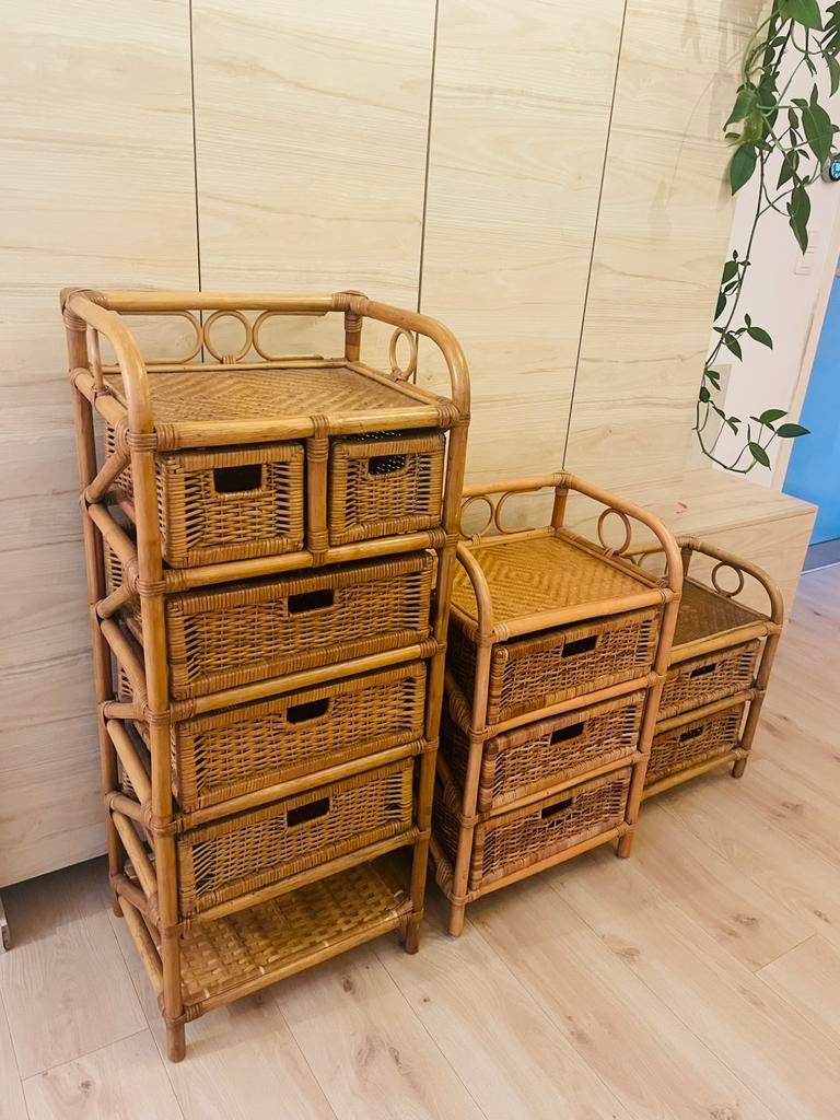 Rotan boho kasten, Ophalen, Gebruikt