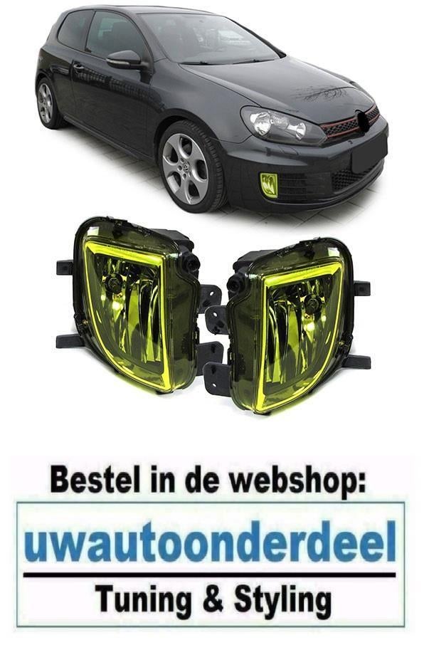 Mistlampen Geel Glas Geschitk Voor Golf 6 GTI / GTD, Auto diversen, Tuning en Styling, Verzenden