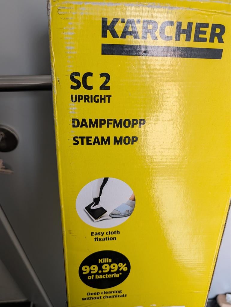 Nieuwe Kärcher dweil SC2, Enlèvement