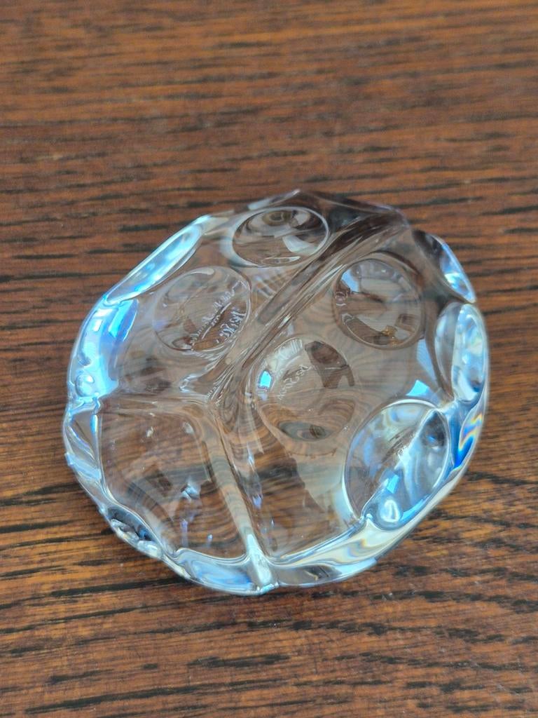 Coccinelle en cristal Val Saint Lambert, Antiquités & Art, Enlèvement ou Envoi