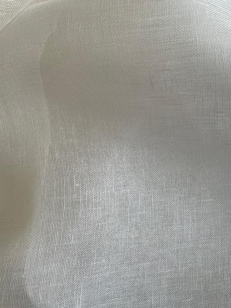 2 coupons de lin pour voilages, Neuf, 200 cm ou plus, Enlèvement, 200 cm ou plus