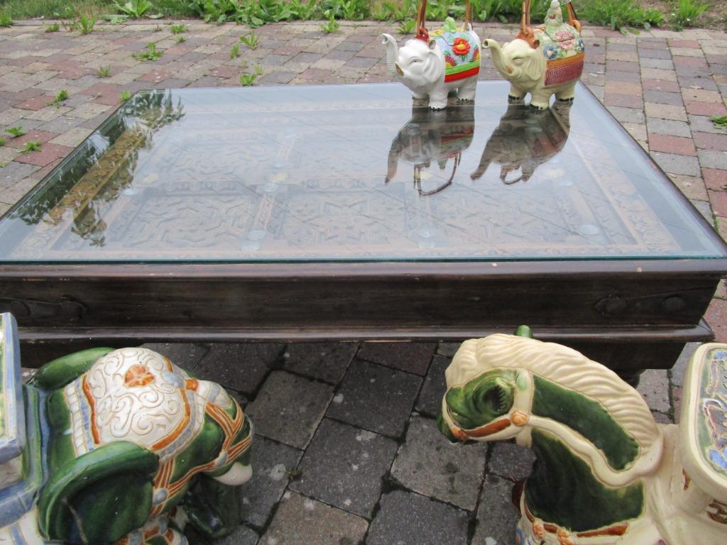 salontafel landelijk stoer oosters india?, Ophalen