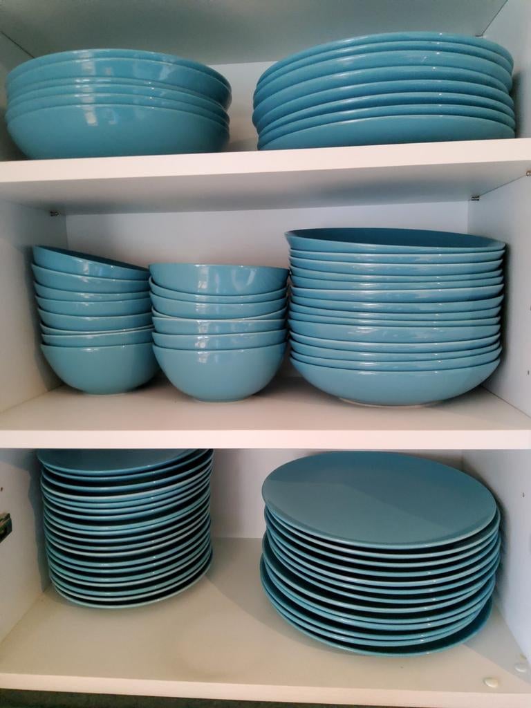 Ikea service blauw, Antiquités & Art, Antiquités | Services (vaisselle) complet, Enlèvement