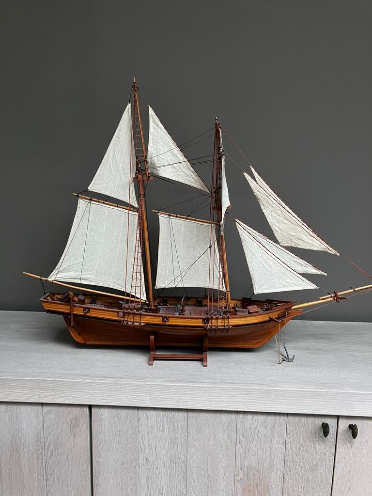 Modelbouw zeilboot, Hobby en Vrije tijd, Modelbouw | Boten en Schepen, Ophalen, Gebruikt