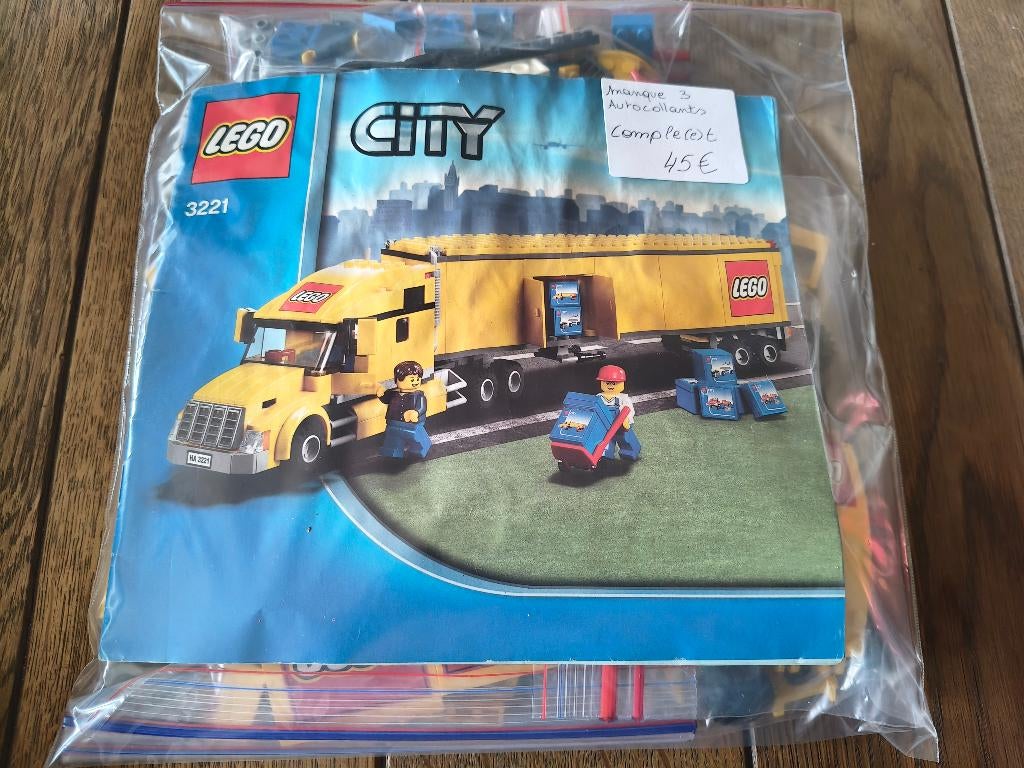 Lego City 3221 Lego-vrachtwagen, Ophalen of Verzenden, Gebruikt, Lego