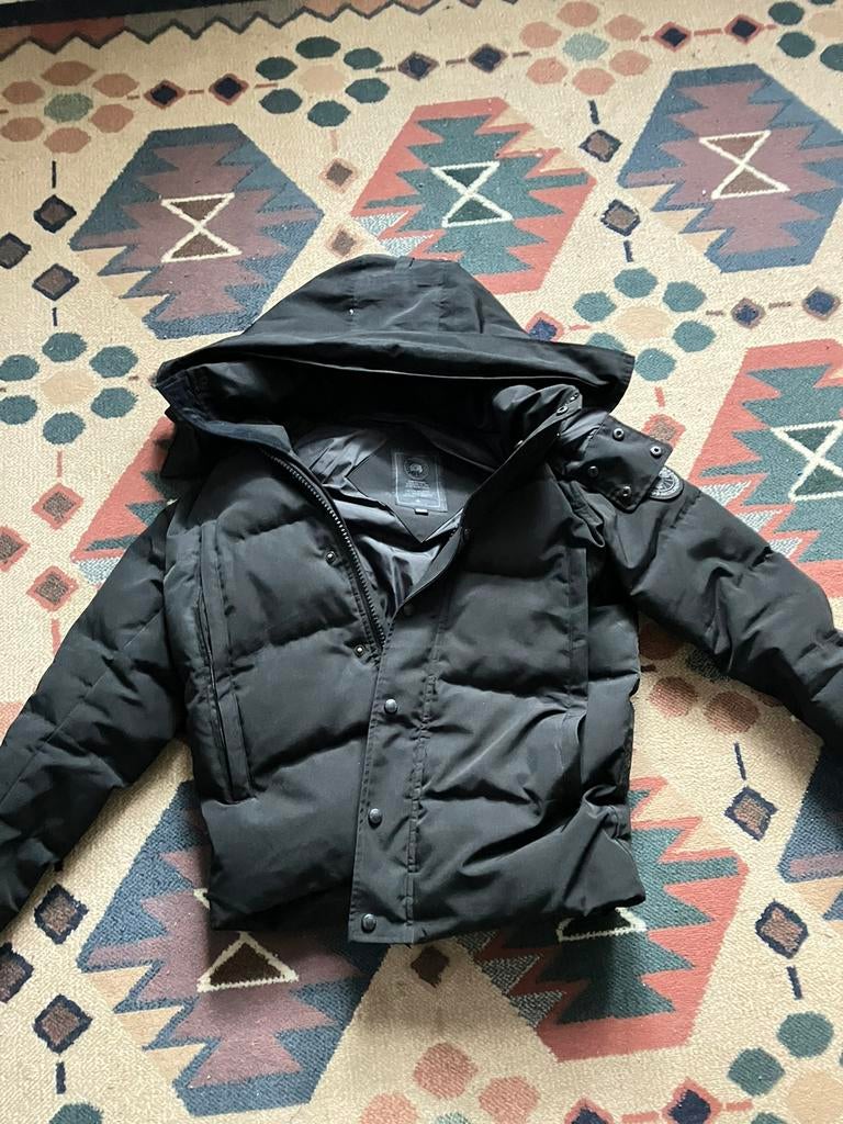 Canada goose zwart, Ophalen, Zo goed als nieuw, Maat 34 (XS) of kleiner, Zwart