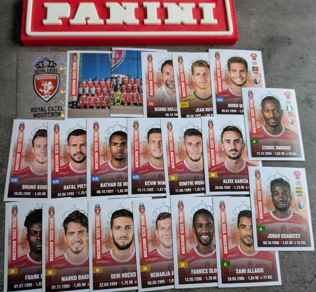 PANINI 20x STICKERS FOOTBALL 2019/20 EXC.MOESKROEN, Ophalen of Verzenden, Nieuw