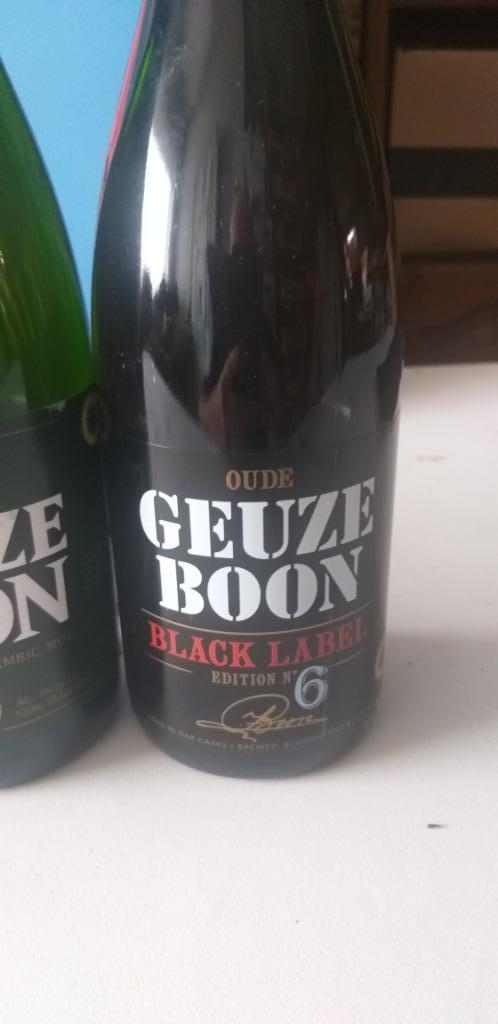 Oude Geuze Boon Black Label nr 6...75cl, Verzamelen, Biermerken, Ophalen, Nieuw