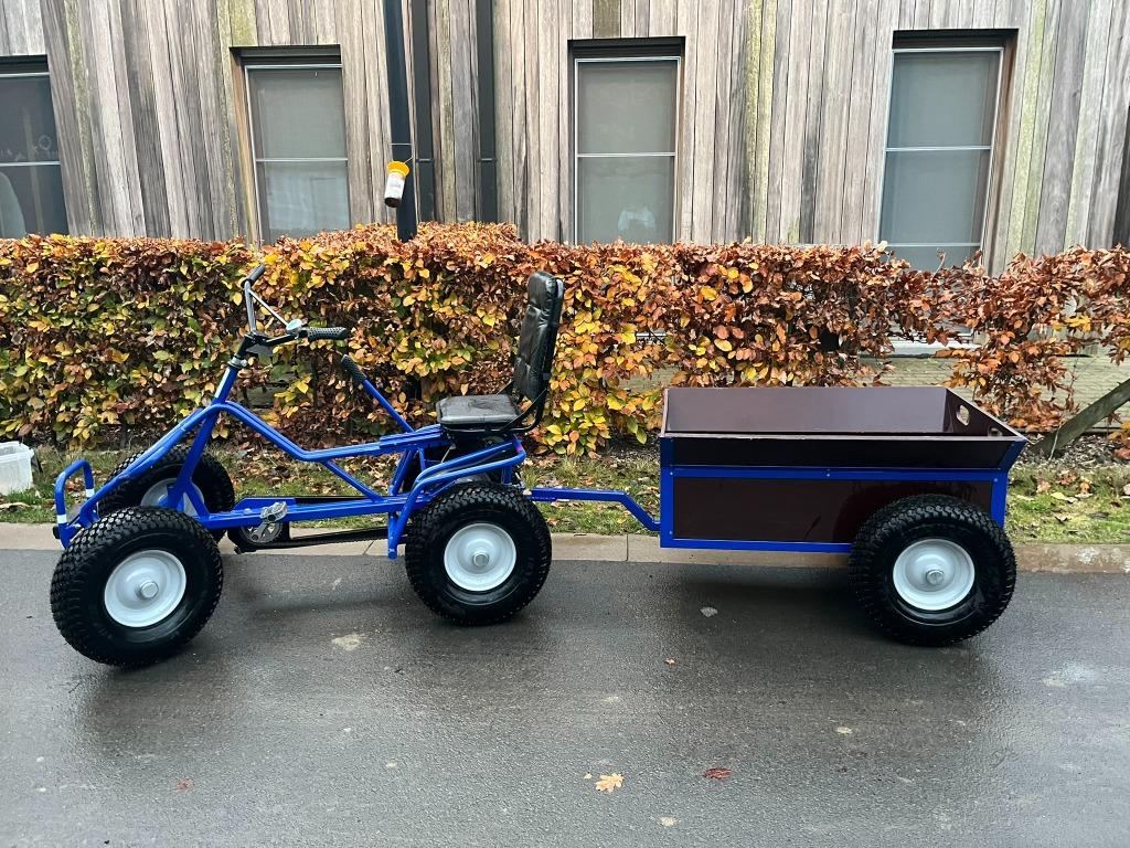 Gocart Quad sport groot model met aanhangwagen, Ophalen, Gebruikt, Overige merken, Met kar of aanhanger