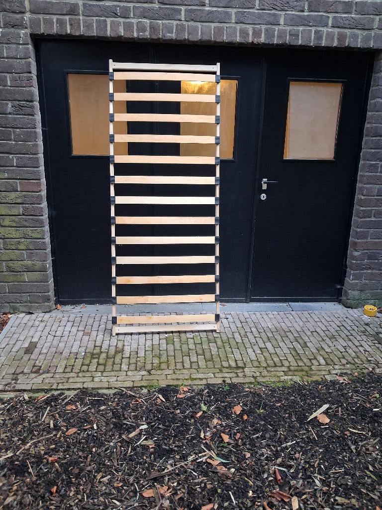 Lattenbodem berken 80x200 cm, Ophalen, Eenpersoons, Zo goed als nieuw, 80 cm