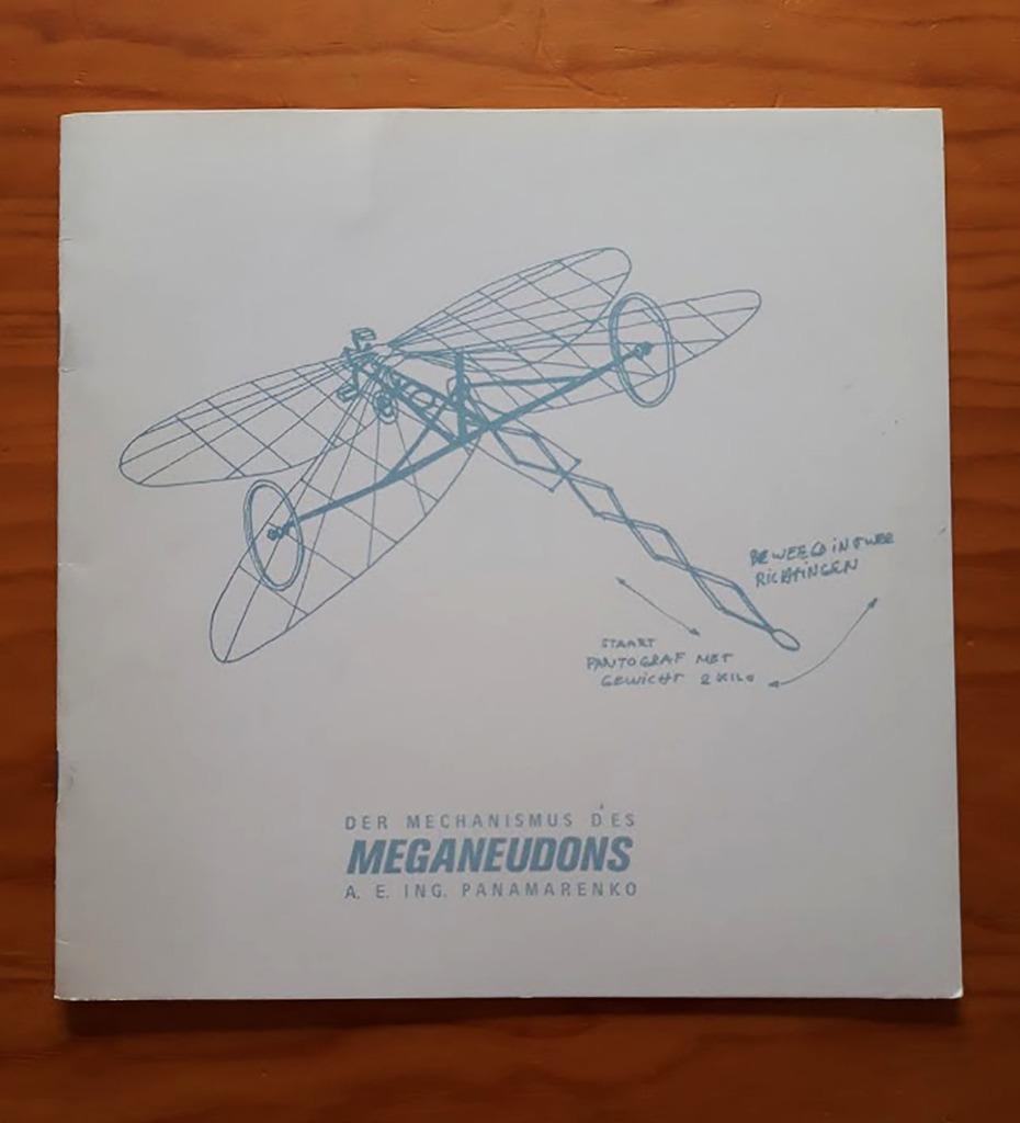 Panamarenko 1972 SIGNED catalog Mechanismus des Meganeudons, Neuf, Design graphique, Panamarenko, Envoi