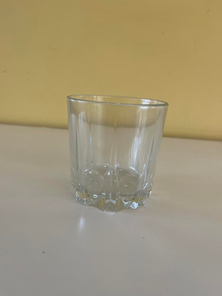 Elegante vintage glazen - €1/glas. - 7 beschikbaar, Ophalen of Verzenden, Zo goed als nieuw