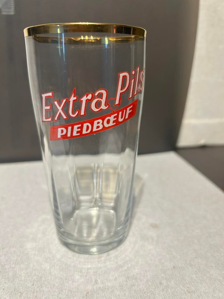 Verre à bière à facettes Piedboeuf Extra Pils a, Enlèvement ou Envoi, Comme neuf