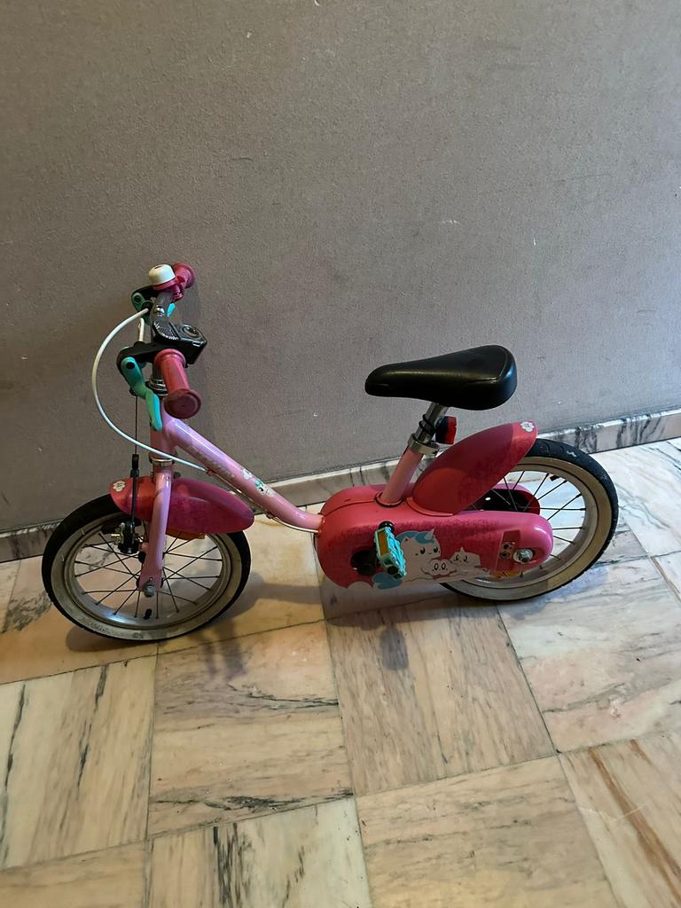 Meisjes fiets, Ophalen