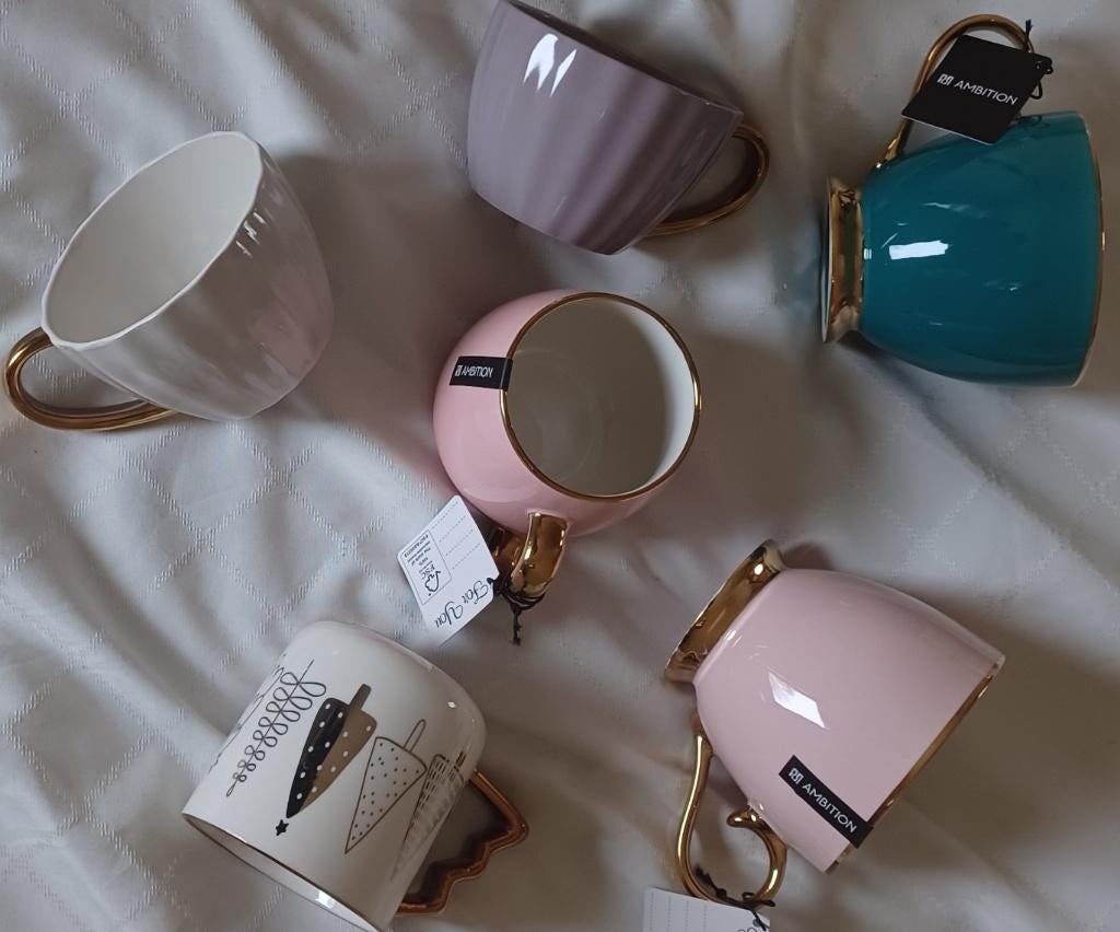 #Koffie #Mokken GoudenOor (Gratis verzenden), Nieuw, Ophalen of Verzenden, Overige stijlen, Kop(pen) en/of Schotel(s)