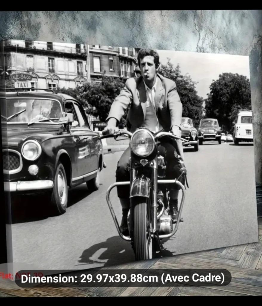 Tableau avec cadre en bois de J.P. Belmondo Neuf, Collections, Enlèvement ou Envoi, Neuf