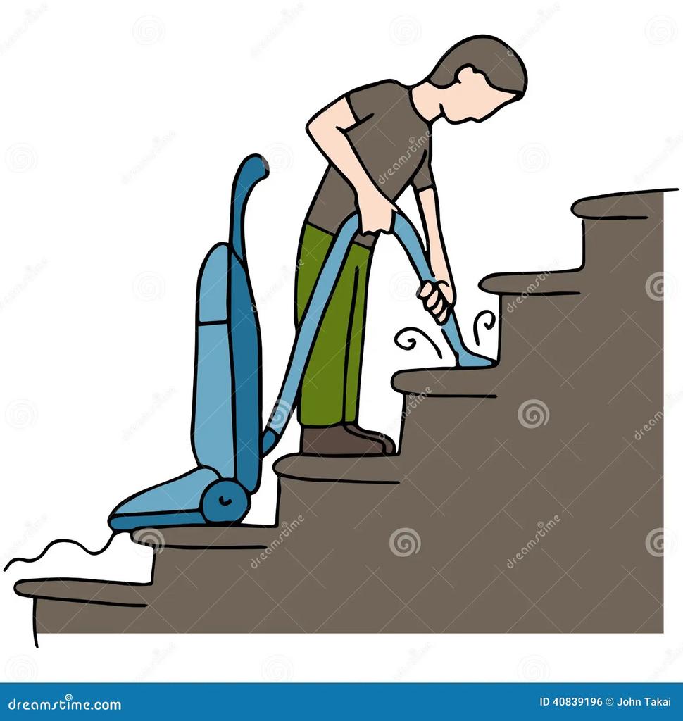 Nettoyage d'escaliers