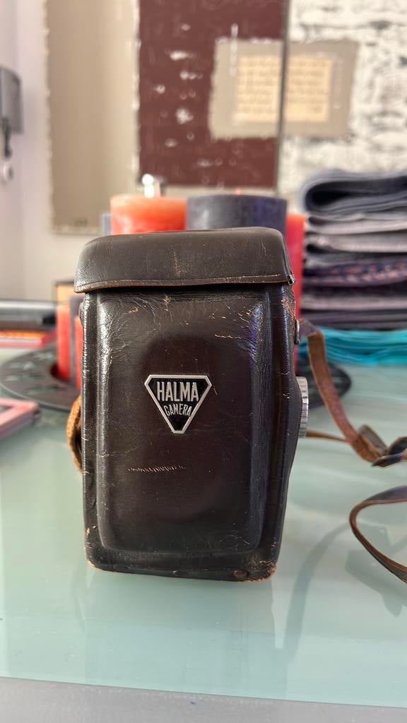 Oude halma flex camera tlr 6x6, Ophalen of Verzenden, Gebruikt