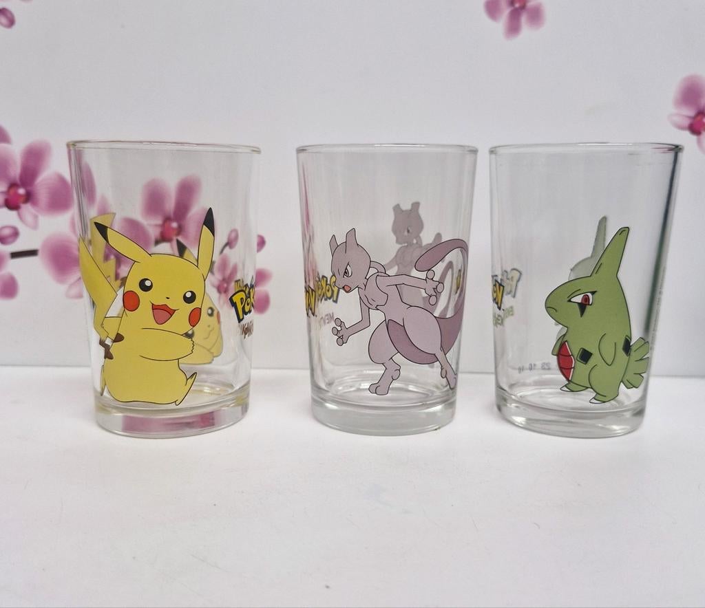 💛 Pokemon Glazen, Verzamelen, Glas en Drinkglazen, Zo goed als nieuw, Overige typen, Ophalen of Verzenden