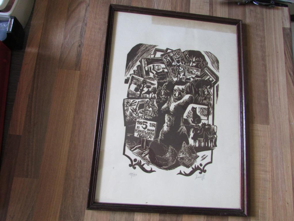 MICHEL BRACKE, ETS MARCA, Antiek en Kunst, Kunst | Etsen en Gravures, Verzenden