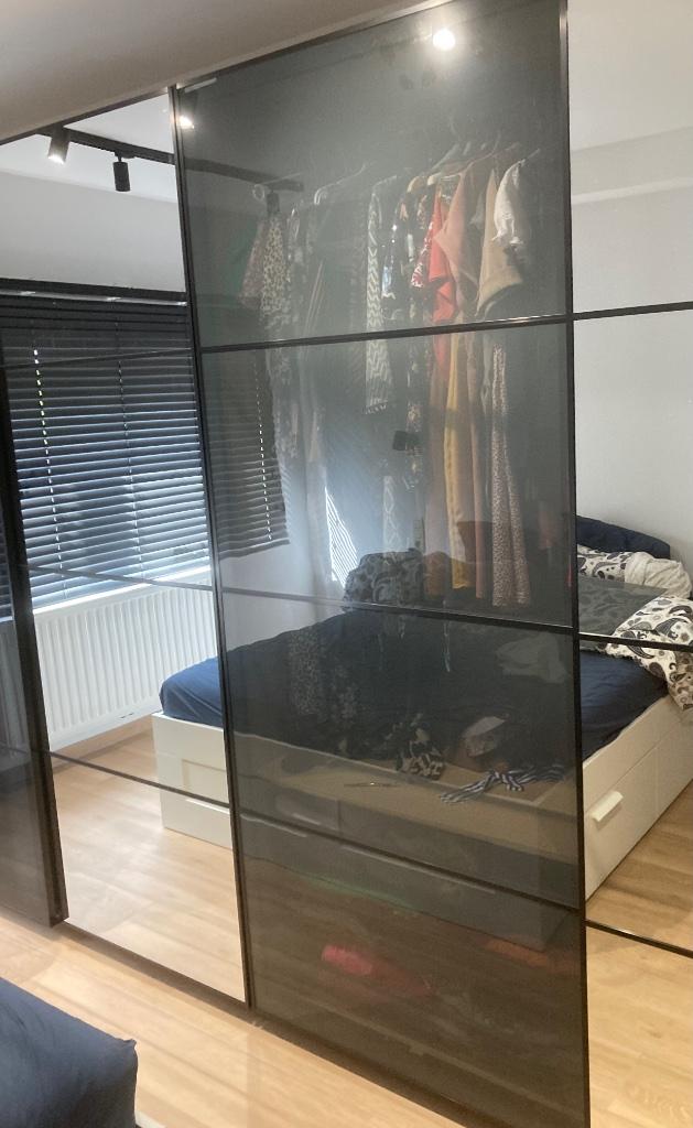 Panneau Bjornoya Pax IKEA, Moins de 25 cm, Moins de 100 cm, Comme neuf, Verre