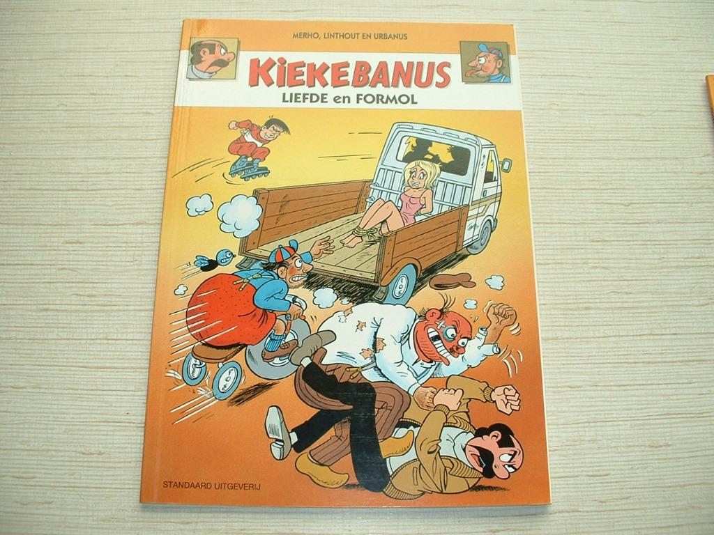 kiekeboe strip liefde en formol, Boeken, Ophalen of Verzenden