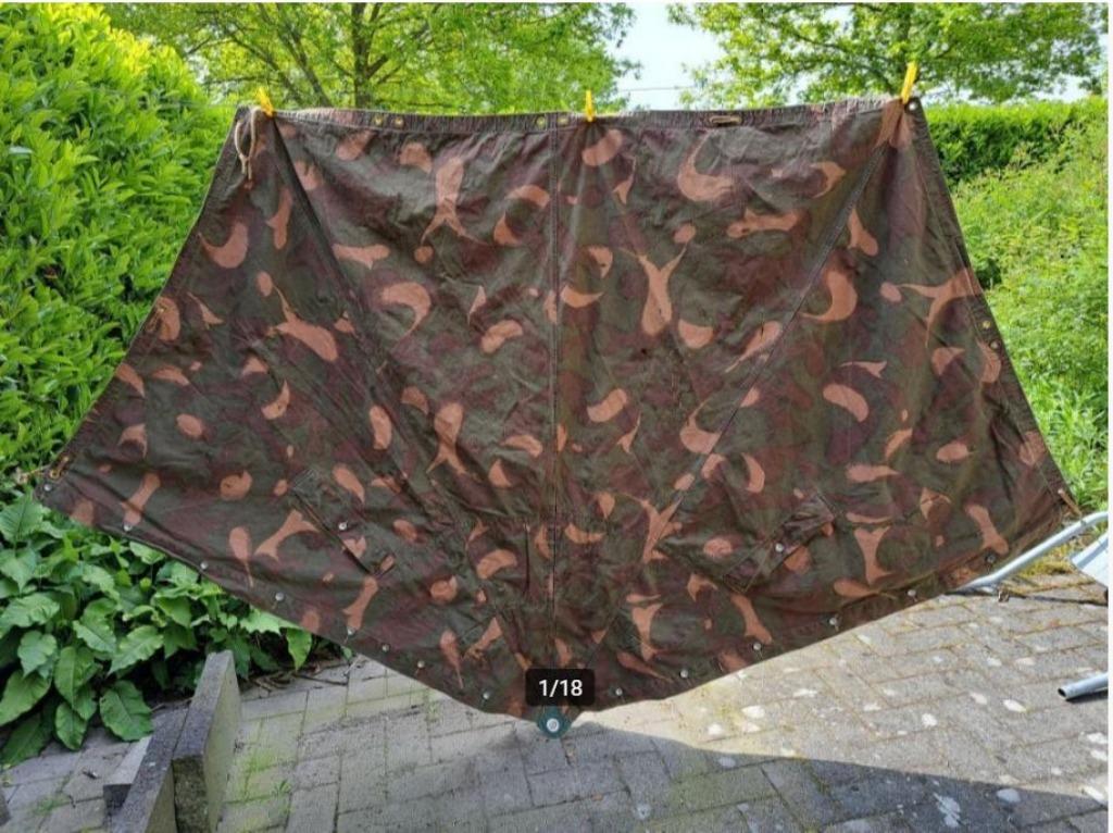Zeldzaam lot van 6 originele tentzeilen Hongaars Leger, Collections, Objets militaires | Général, Enlèvement ou Envoi