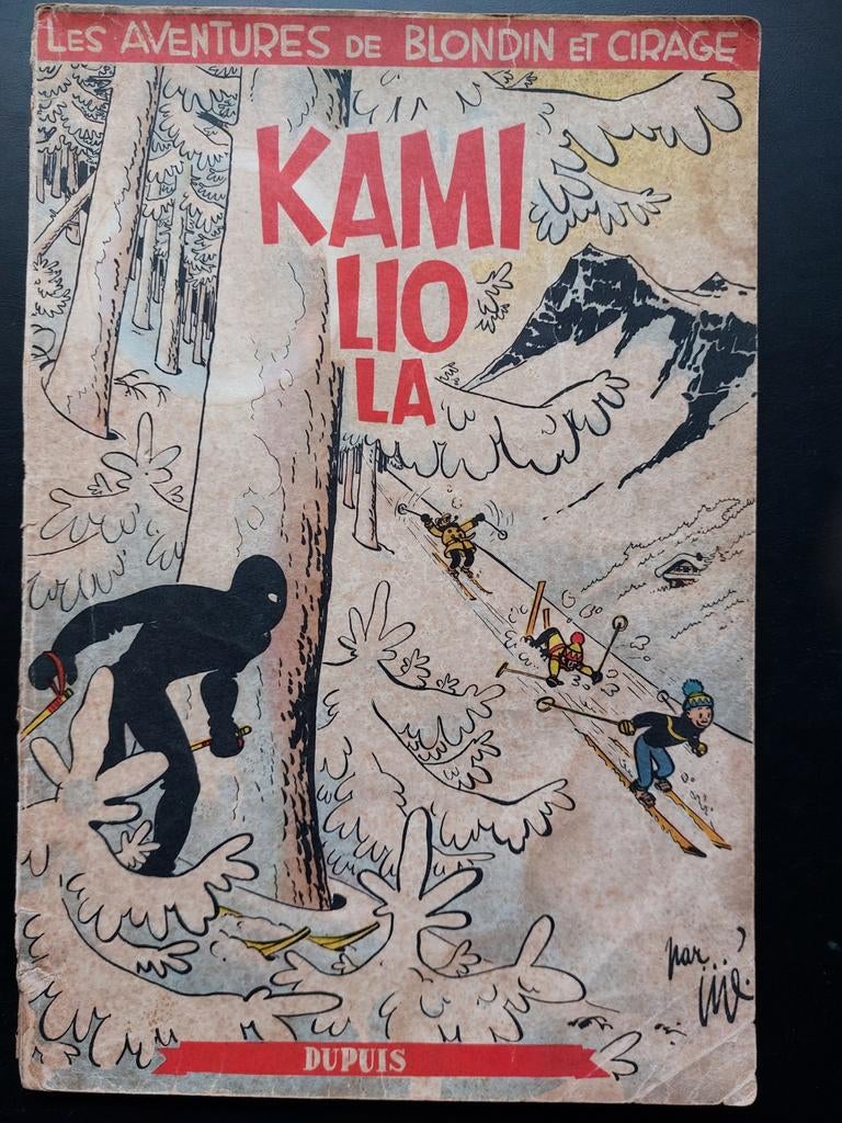 Blondin et Cirage 1954 EO Kamiliola correct, Livres, Enlèvement ou Envoi