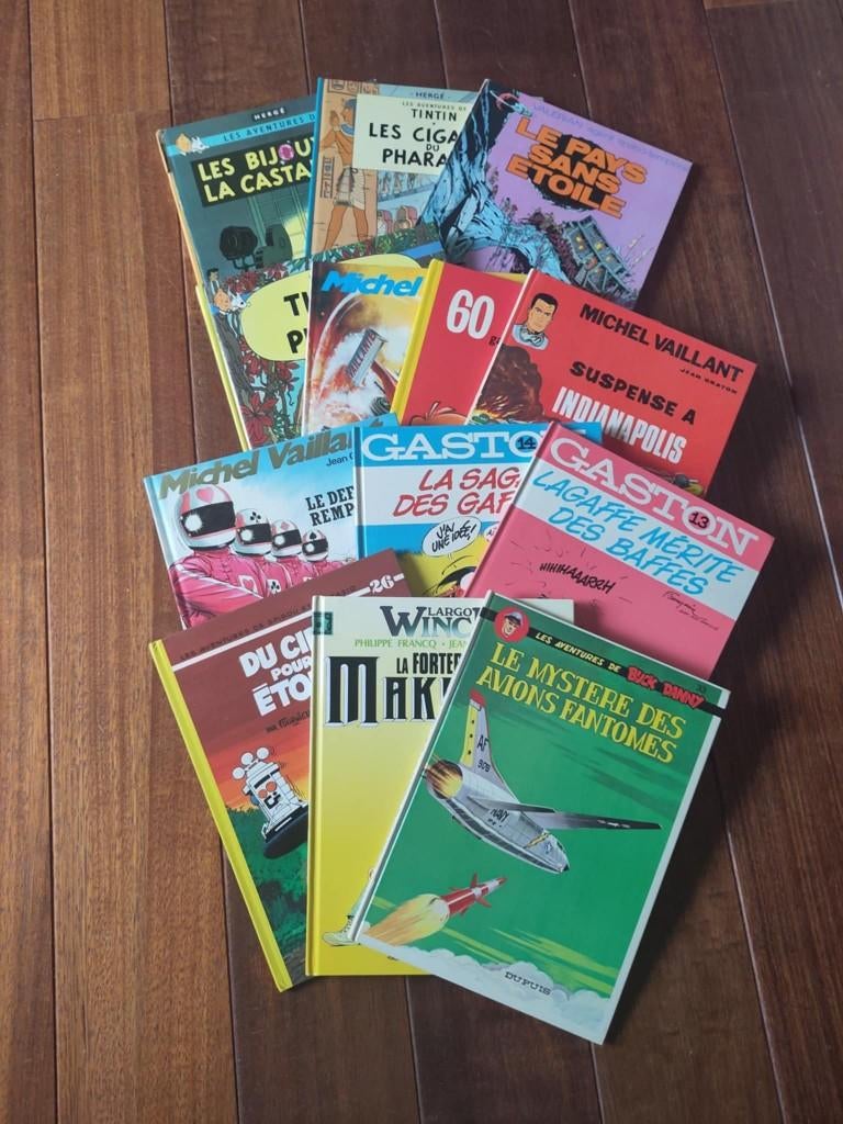 Lot 13 bandes dessinées, Livres, BD, Plusieurs BD, Enlèvement, Utilisé, Diversen