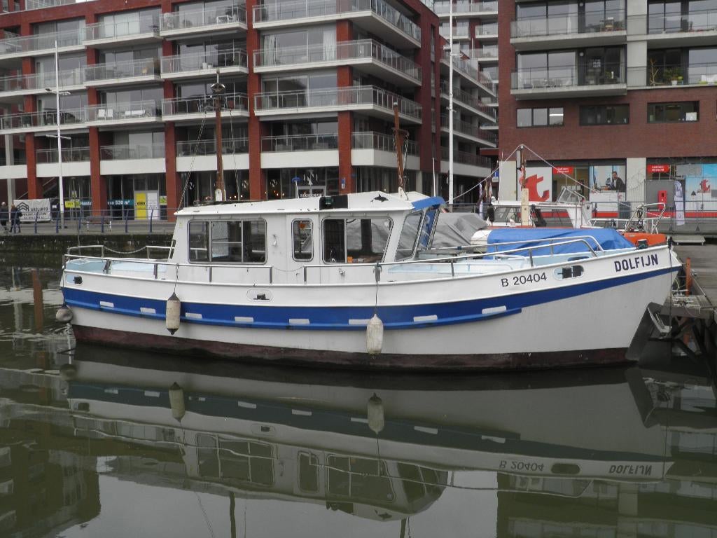 Motorboot Kotter, 50 ch ou plus, Diesel, Acier, 9 à 12 mètres