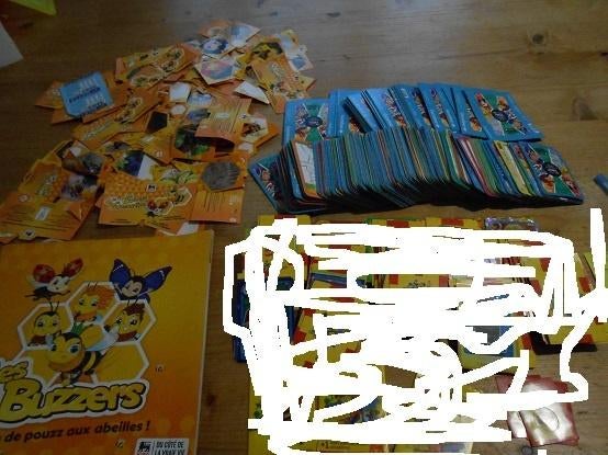 album les buzzers Delhaize autocol OU cartes color magic 5eP, Collections, Enlèvement